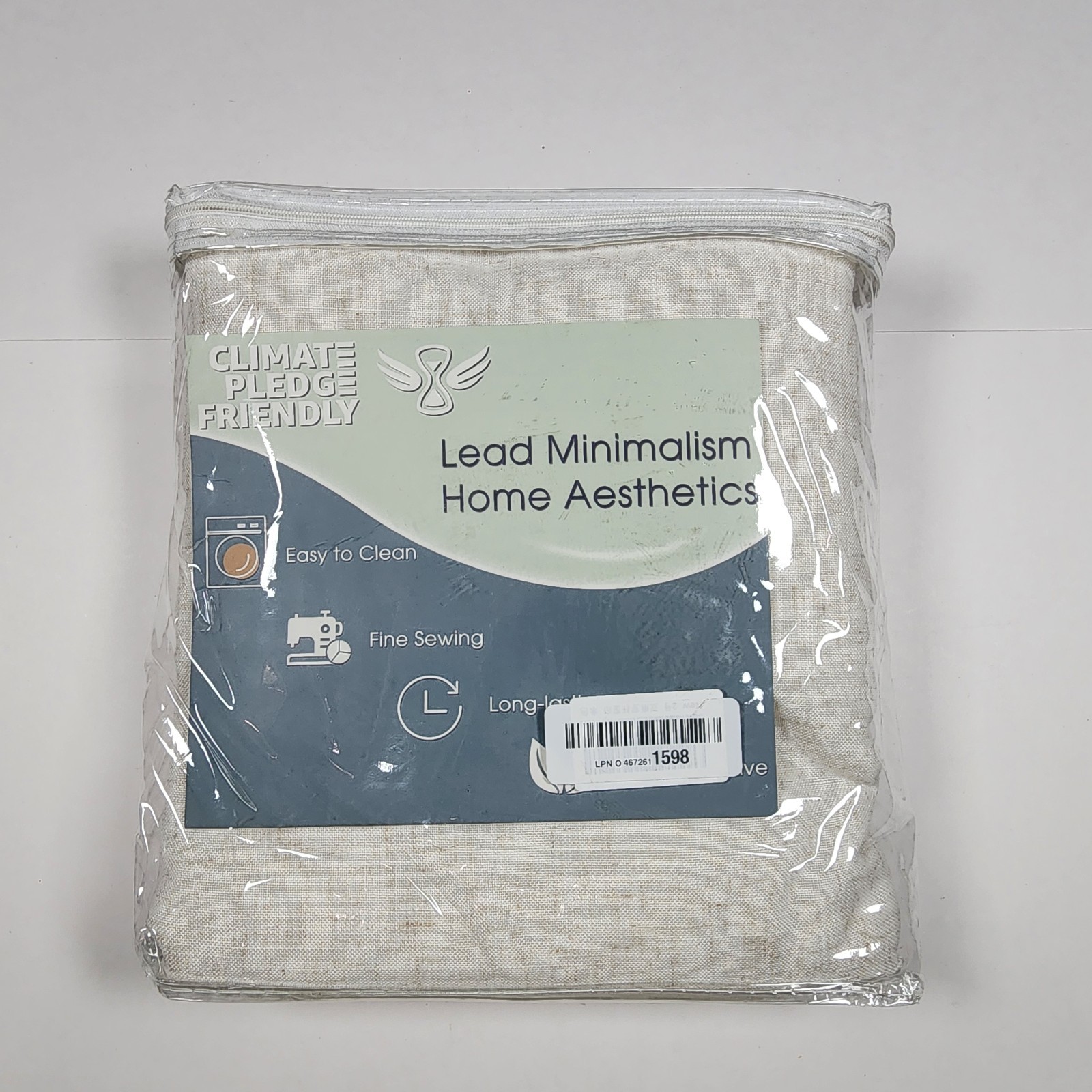 100% Blackout Linen Curtains for Bedroom 90 52″W x 92″L (Pack of 2) Cream