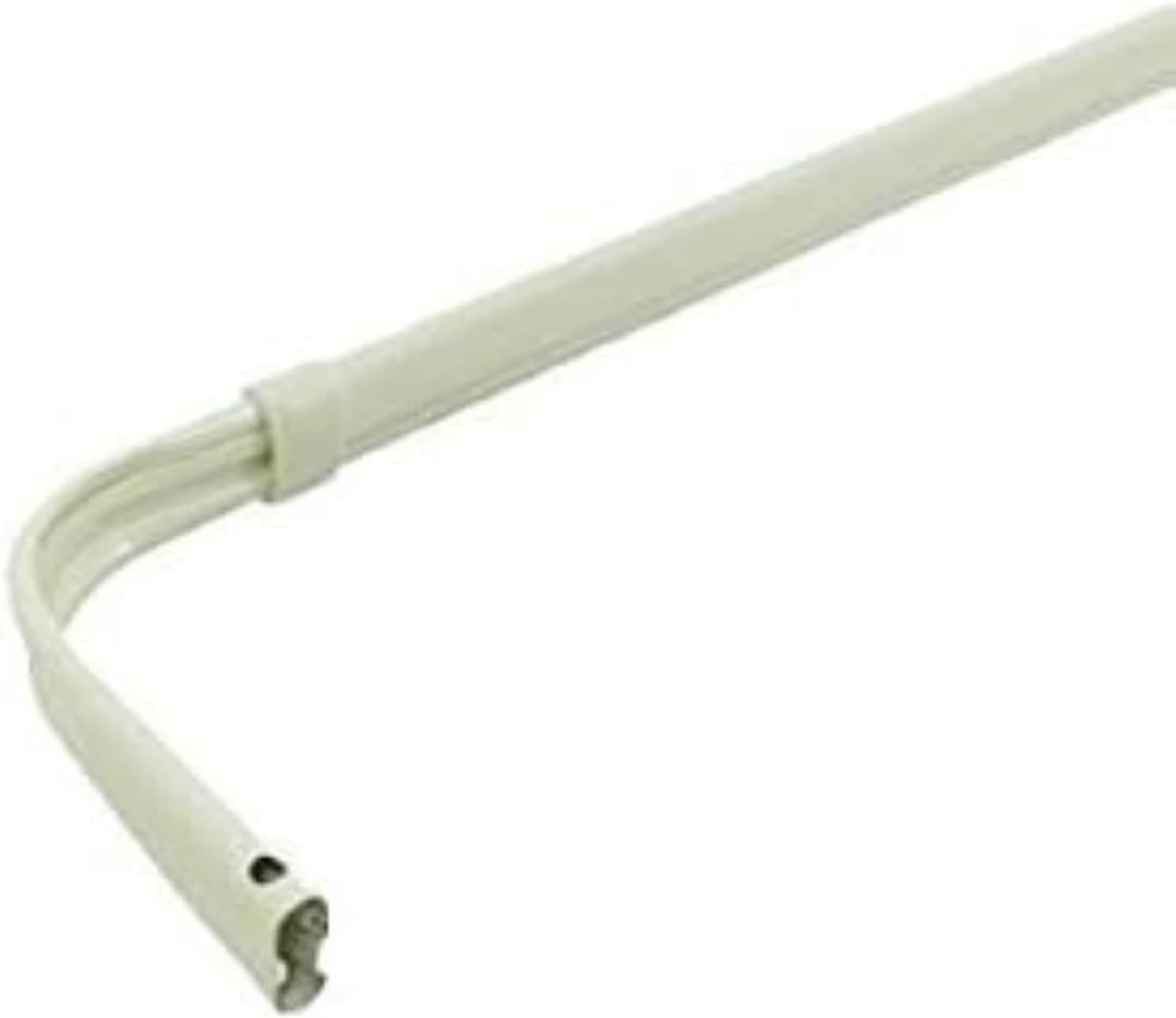 Single Standard Lock Seam Curtain Rod 28 to 48-Inch Adjustable Width 5 1/2-Inch