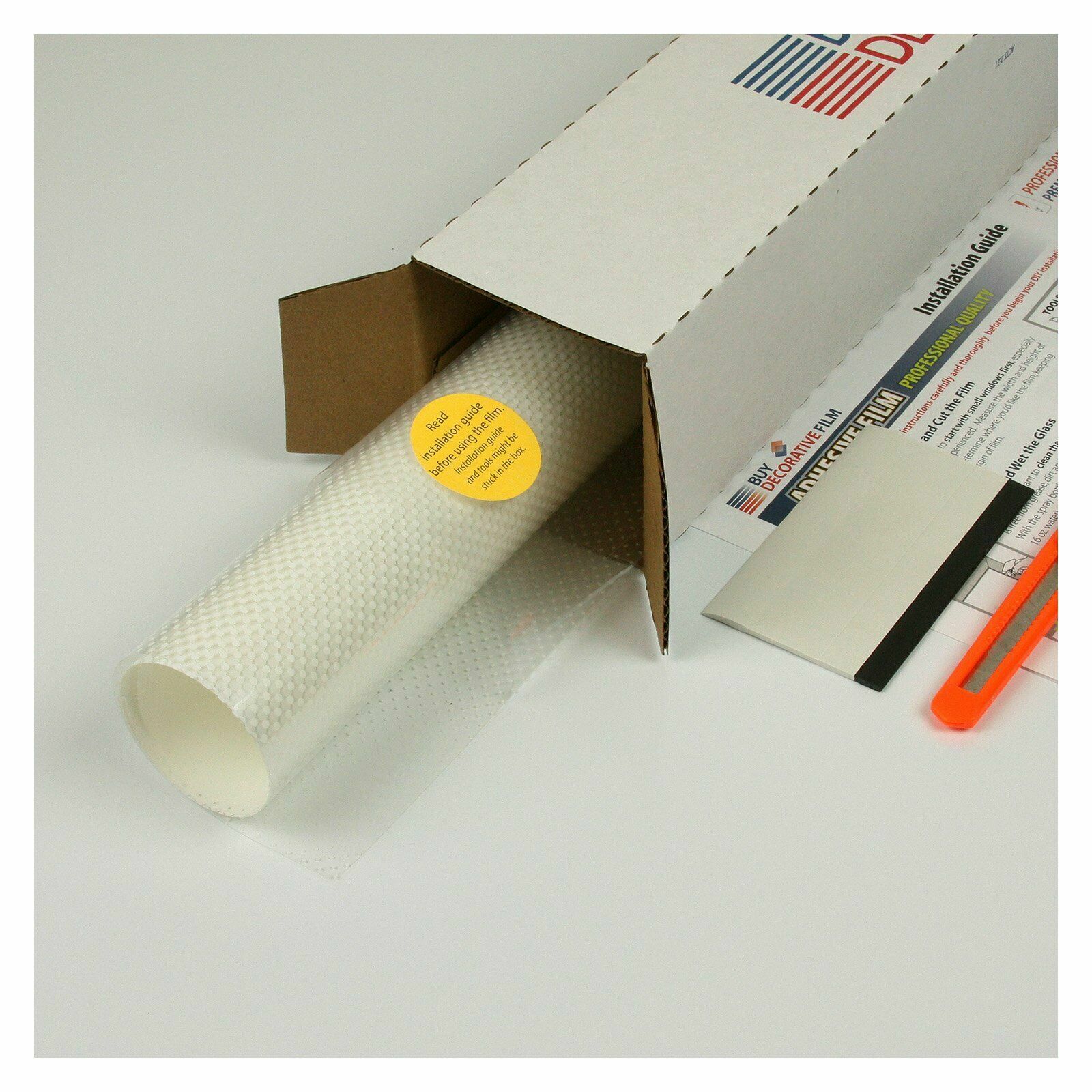BDF 4WTD Decorative Window Film White Drip