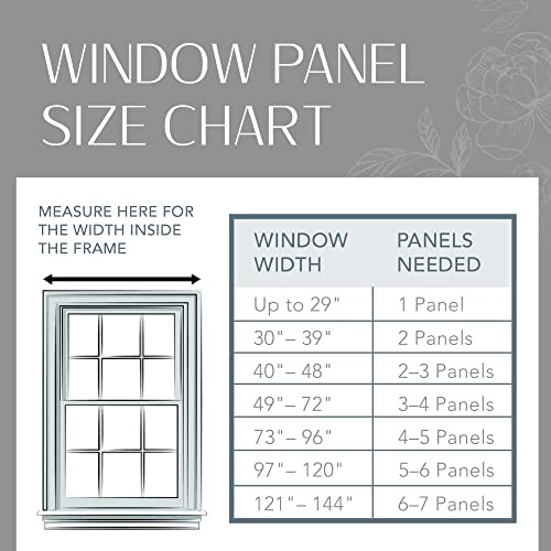 Farmhouse Living Buffalo-Check Window Curtain 52″W x 84″L (Pack of 1) Black