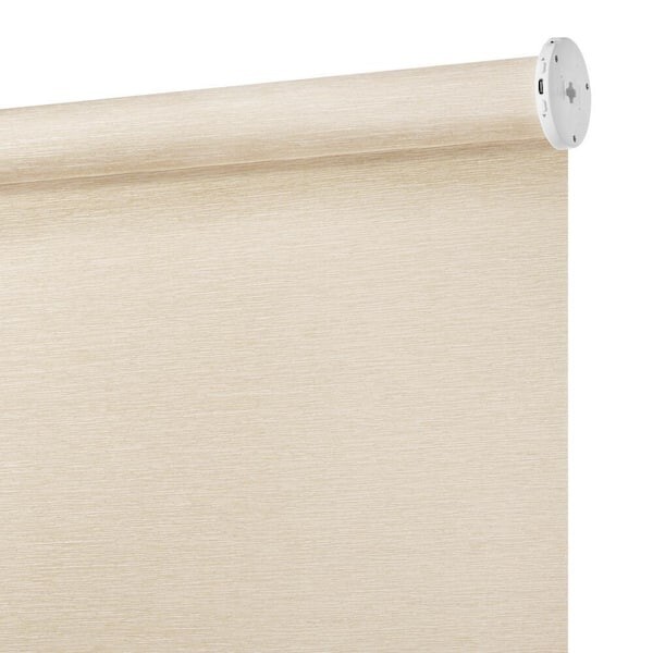 HDC Linen Cordless Light Filtering Fabric Roller Shade 46.25 x 72 Hubspace Motor