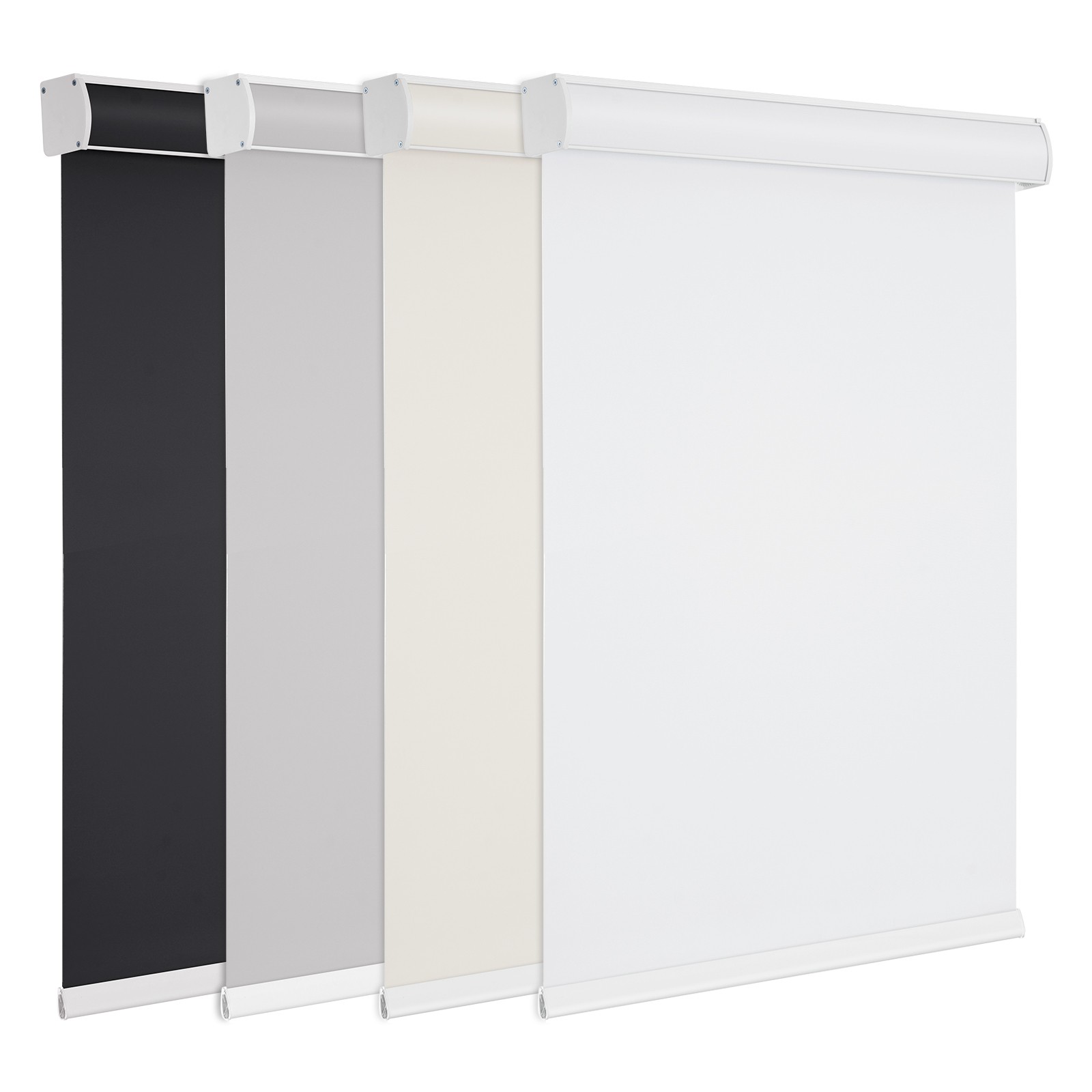 Changshade 100% Blackout Cordless Window Blinds Roller Shades Room Darkening