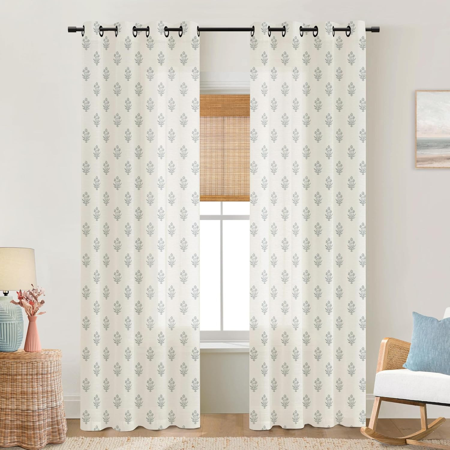 Chic Floral Boho Curtains for a Stylish Home Décor Upgrade