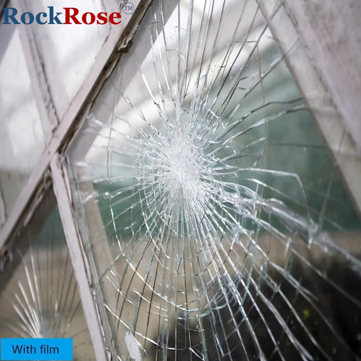 UV 99% Shatterproof Clear Window Film for Home & Office 60″x100