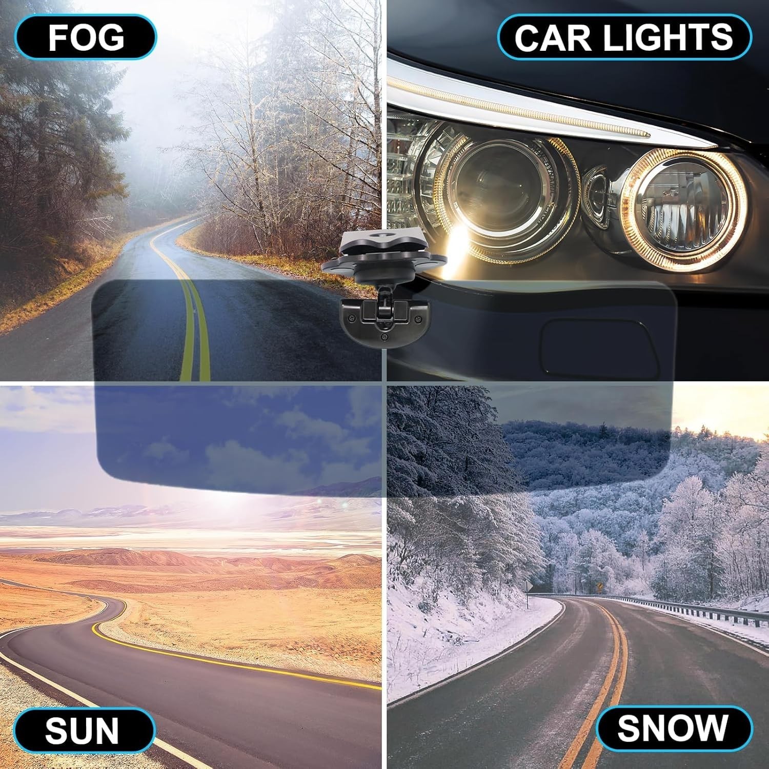 Sun Visor Extender for Car, Polarized Sun Visor for Car, Adjustable Cars Visor E