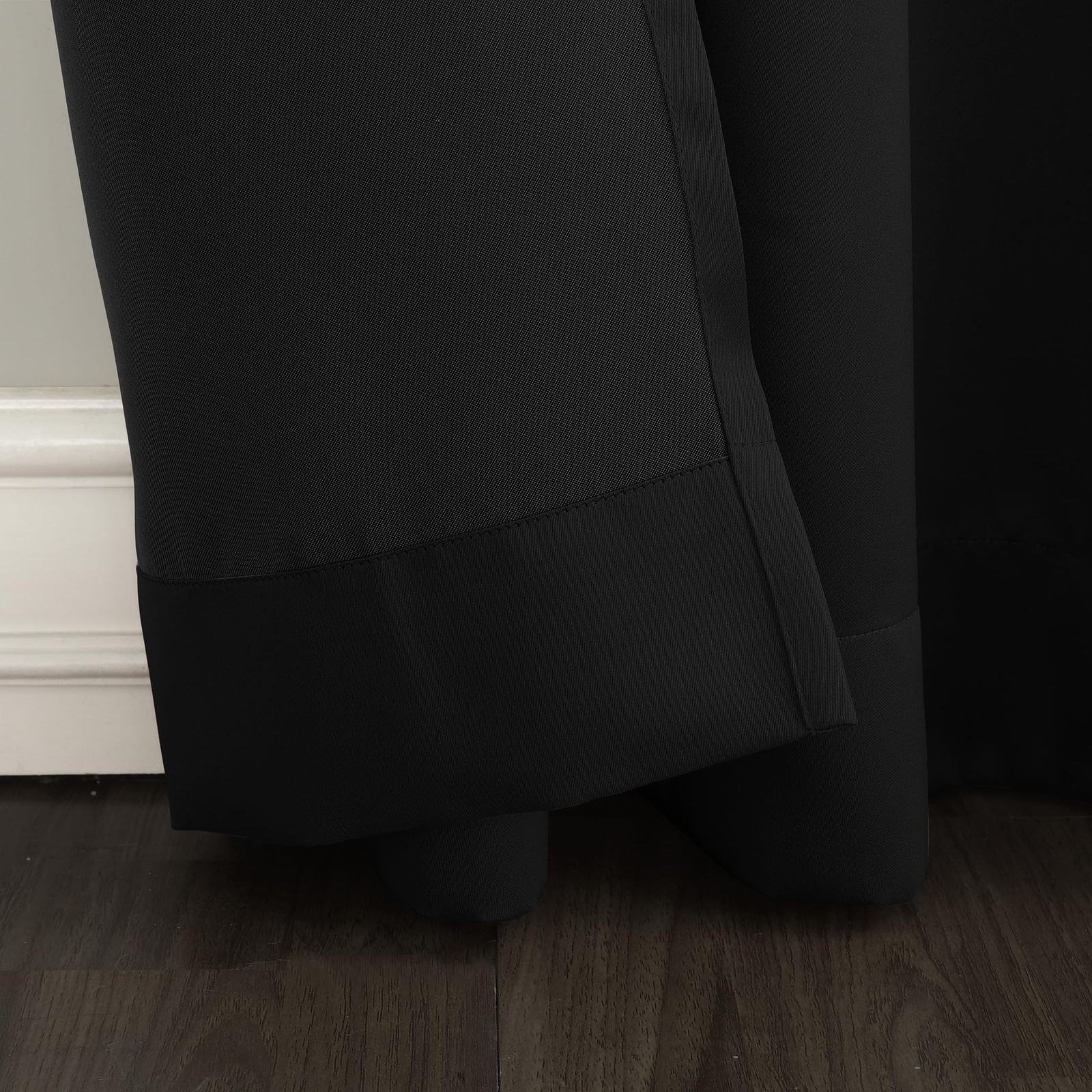 Sun Zero Becca Energy Efficient Grommet 40″W x 95″L (Pack of 1), Black