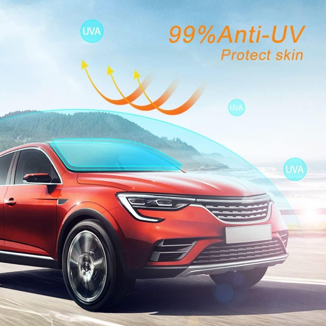 Nano Ceramic Car Window Tint 80% VLT 99% UV Protection Heat Insulation Blue 20in
