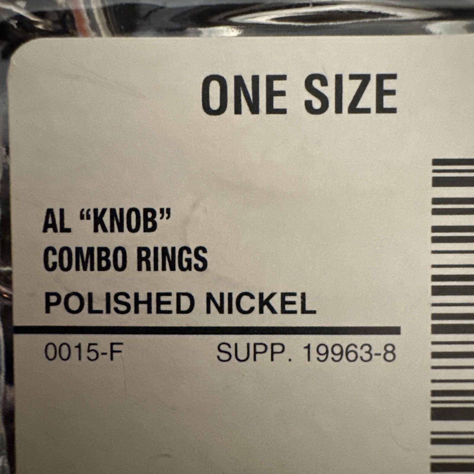 Polished Nickel American Living Curtain/ Drapery Clips Rings •3/4 inch•7 Count