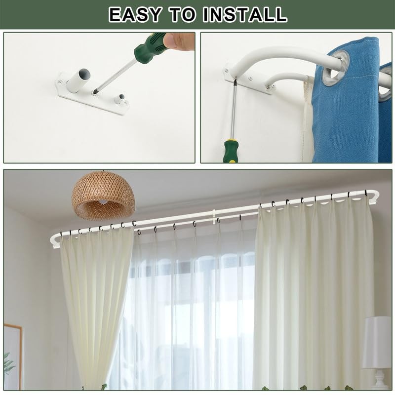 Hosmile Matte White Double – Wrap Around Room Darkening