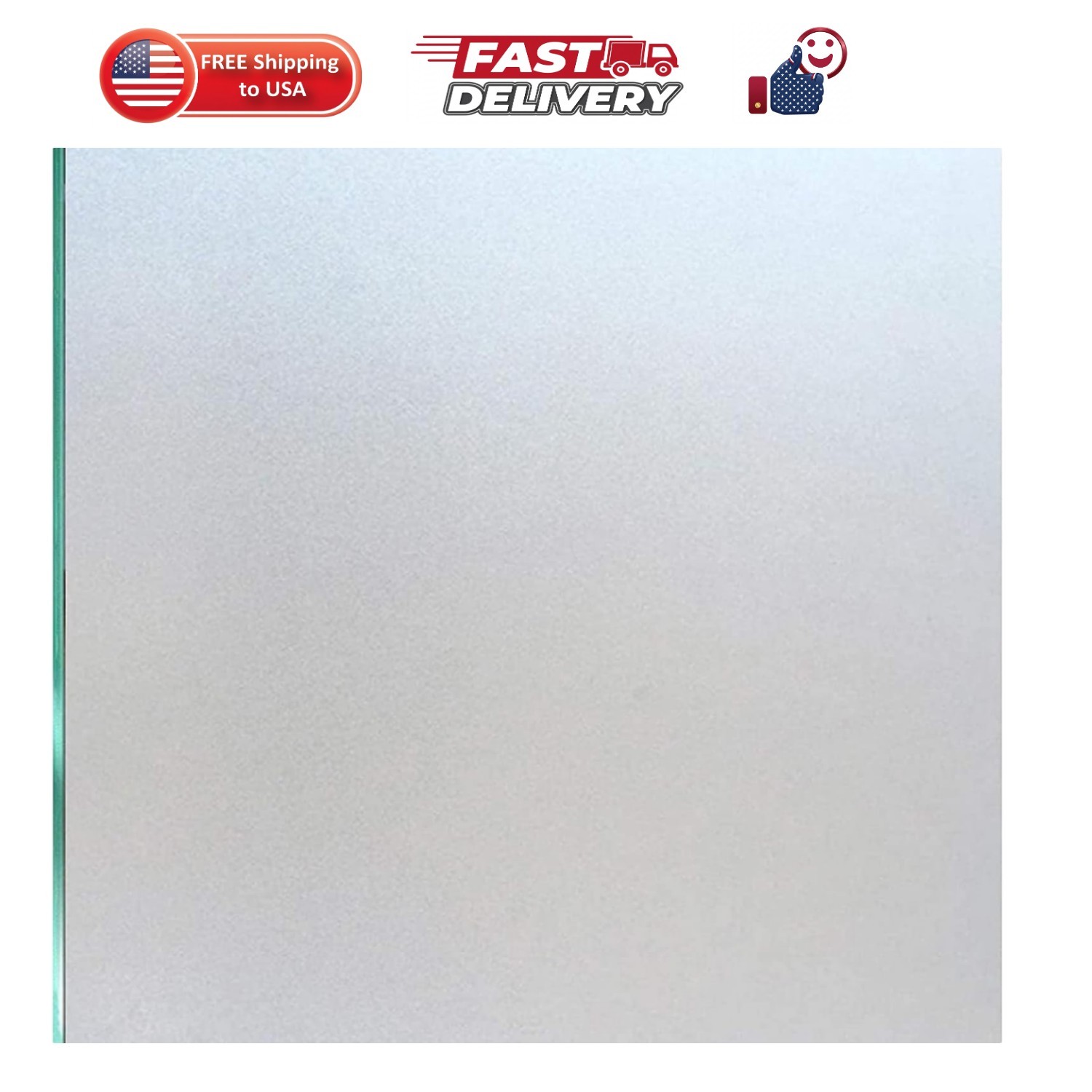 Window Privacy Film Frosted Glass Static Clings, Decorative Bathroom Door Win…