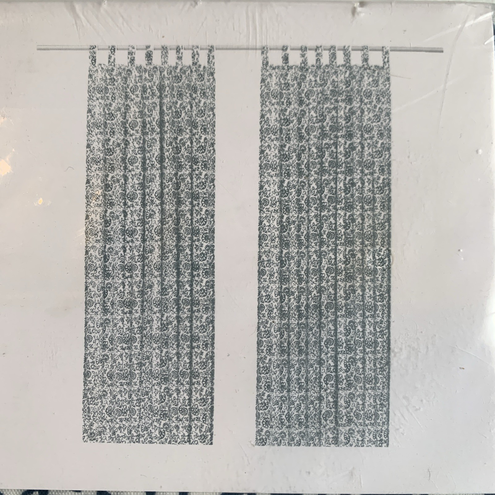New IKEA Mjolkort 2 Pack Floral Curtain Panels 57×98” Tab Top 303.129.05