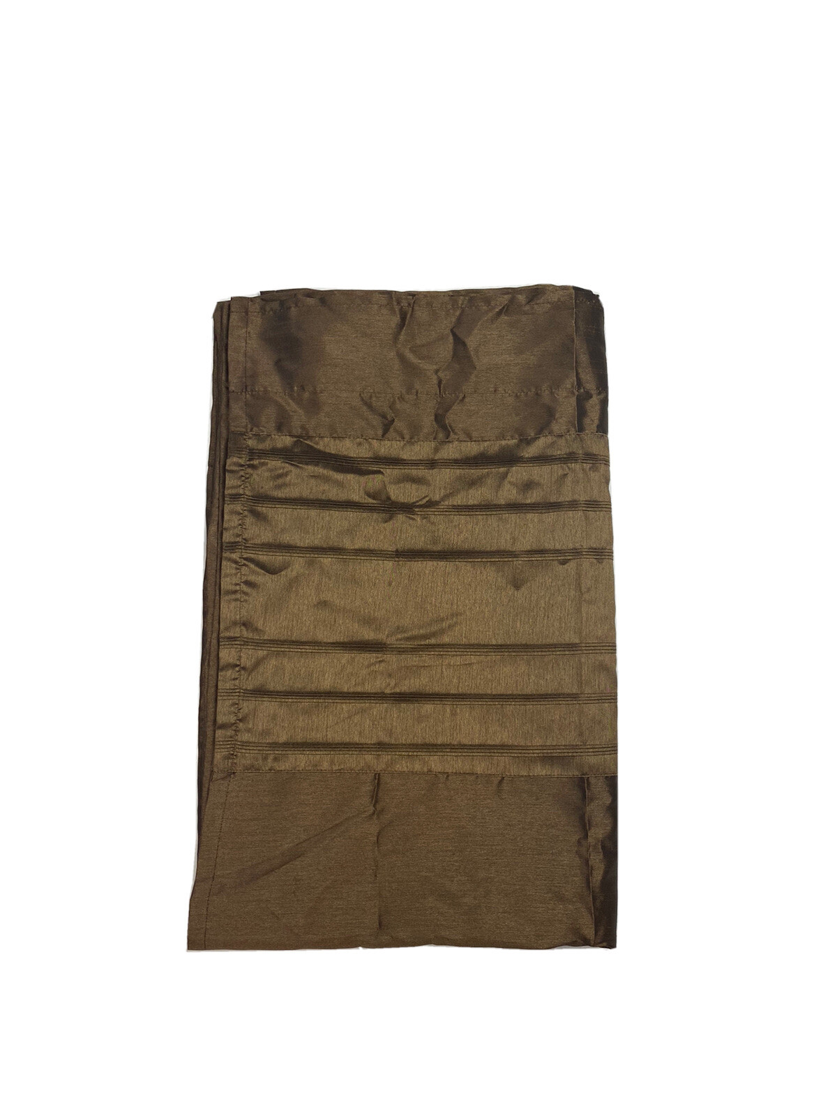 1 Single Brown High End Curtain Panel 94 Faux Silk Drape Chocolate Dark Long