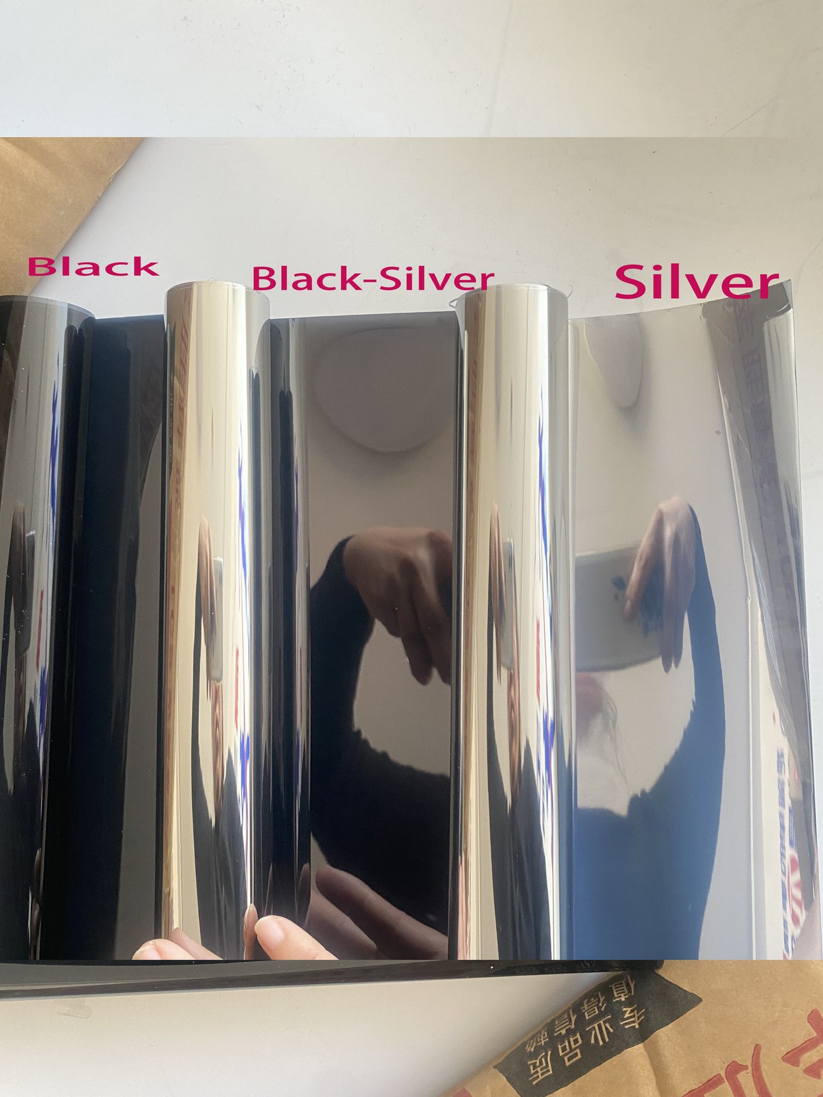 One Way Mirror Tint Window Film Privacy Protect UV Reflective Sun Block For Car