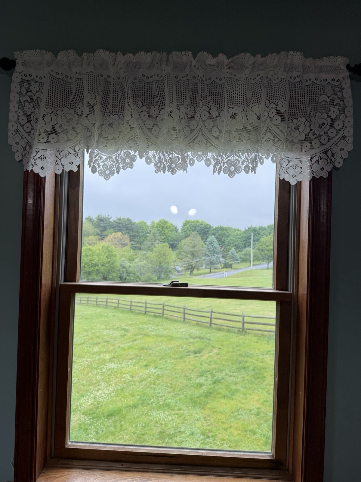 Heritage Lace Off White Valance 60” X 16” New American Beauty Insert Valance New
