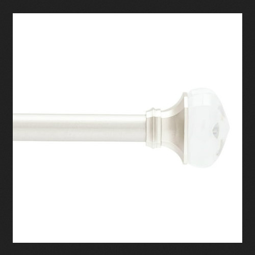 Mainstays 28-48 in. Grayson Petite Café Adjustable Curtain Rod 1/2 in. Diameter