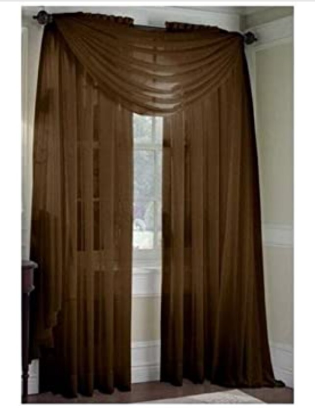 CROSCILL New Scarf Valance – Brazil 52”x216” Tropical