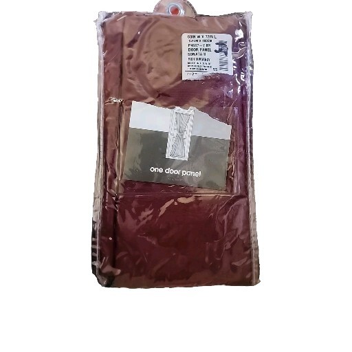 One French Door Panel BURGANDY 60 IN X 72 IN Made In USA imported Fabric From…