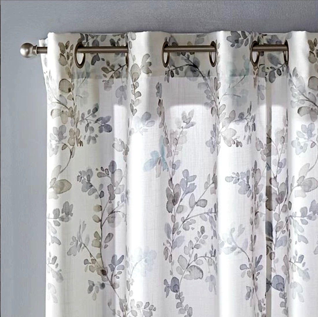 SKL Home SunSafe Refresh Window Curtain Sage Grommet 40” x 84” $50 NIP!
