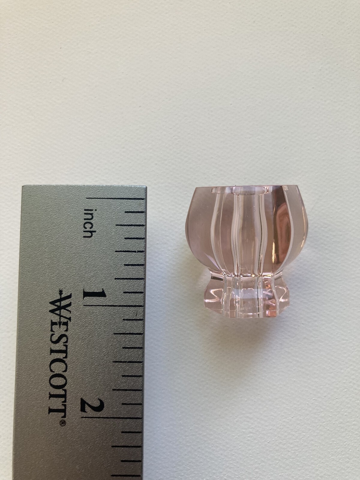 Pottery Barn Teen Acrylic Knob Pink Small SINGLE New 1″ Pull 18