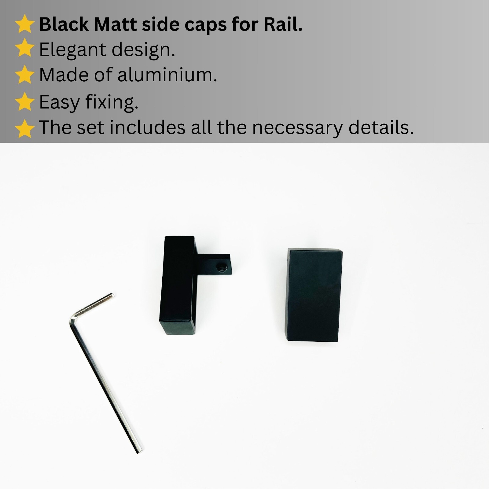 Premium Black Matte Single Curtain Rail – Heavy-Duty, Ceiling, Any custom Sizes