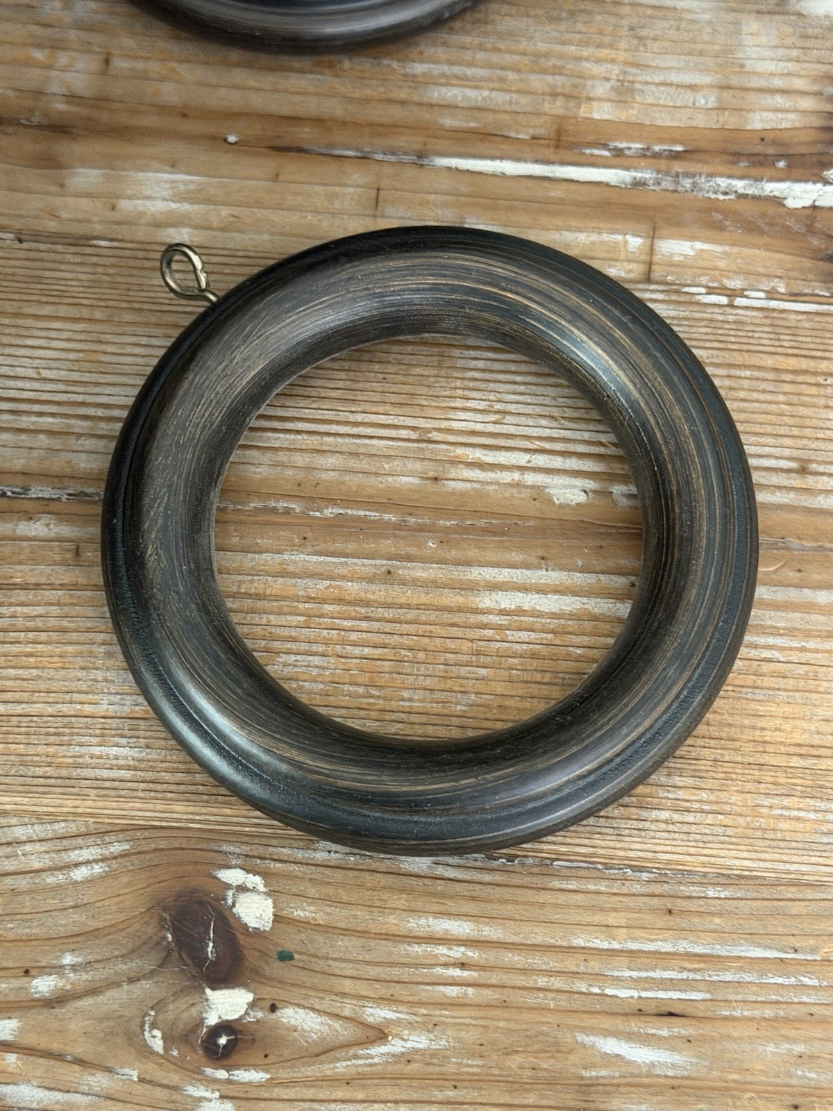 Rings For 3” Wood Pole Rings for Window Drapes – Dark Brown