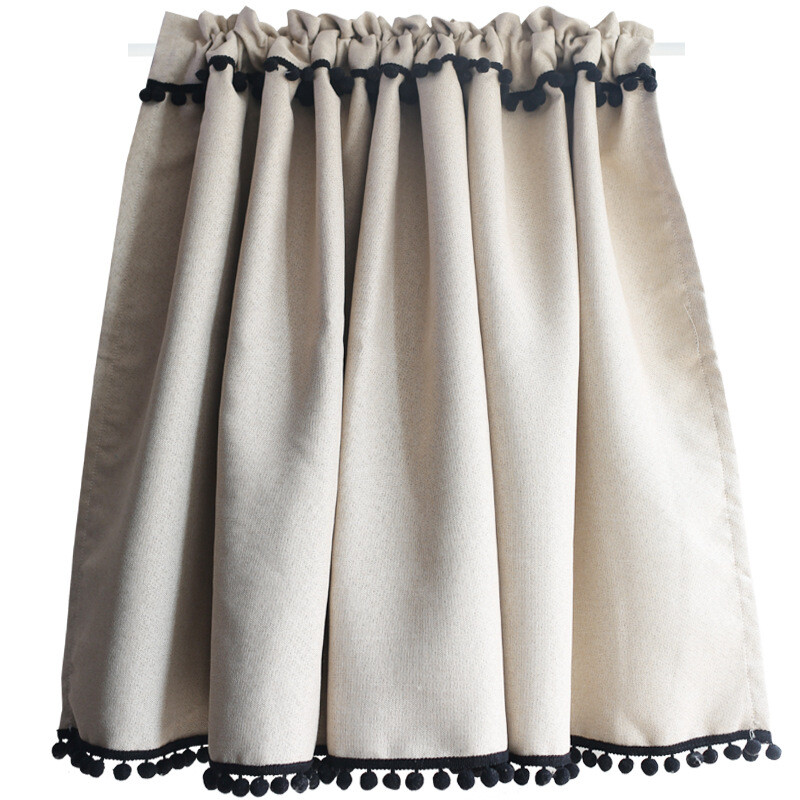 Short Curtain Valance Kitchen Cabinet Door Living Room Window Curtain Drape Home