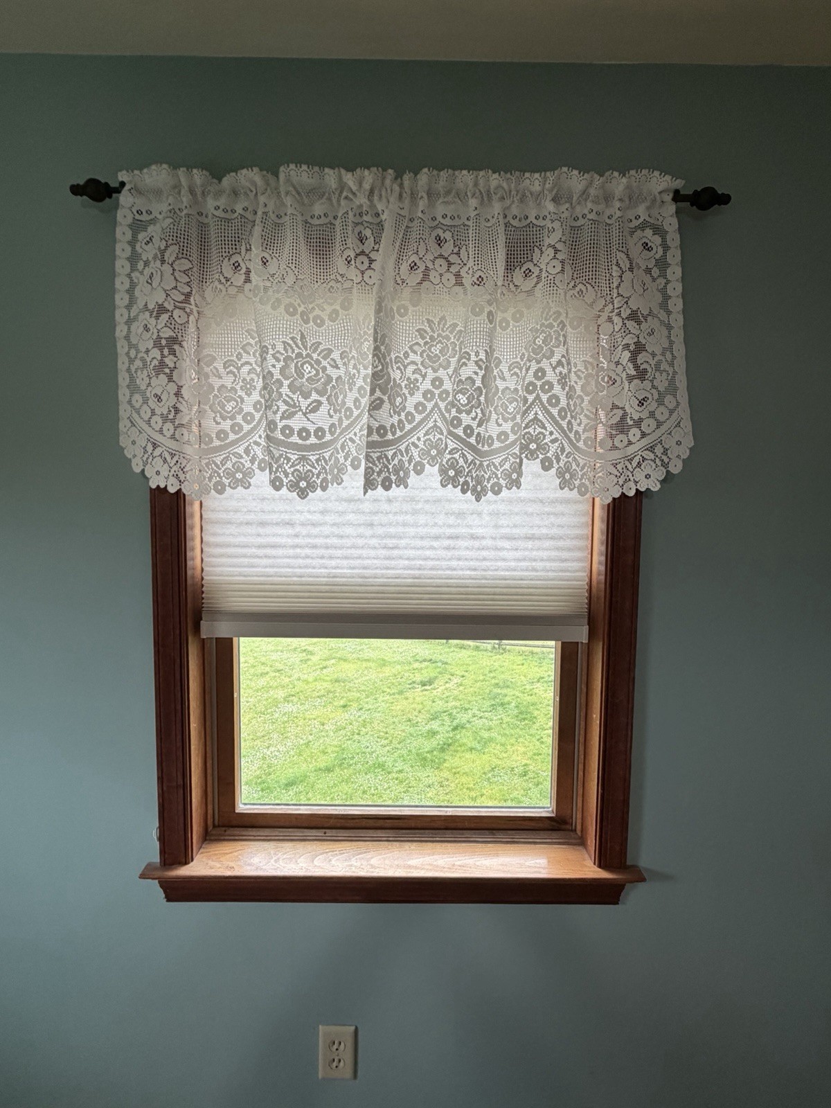 Heritage Lace Curtain- Off White 60 x 24” Tier American Beauty New In Package