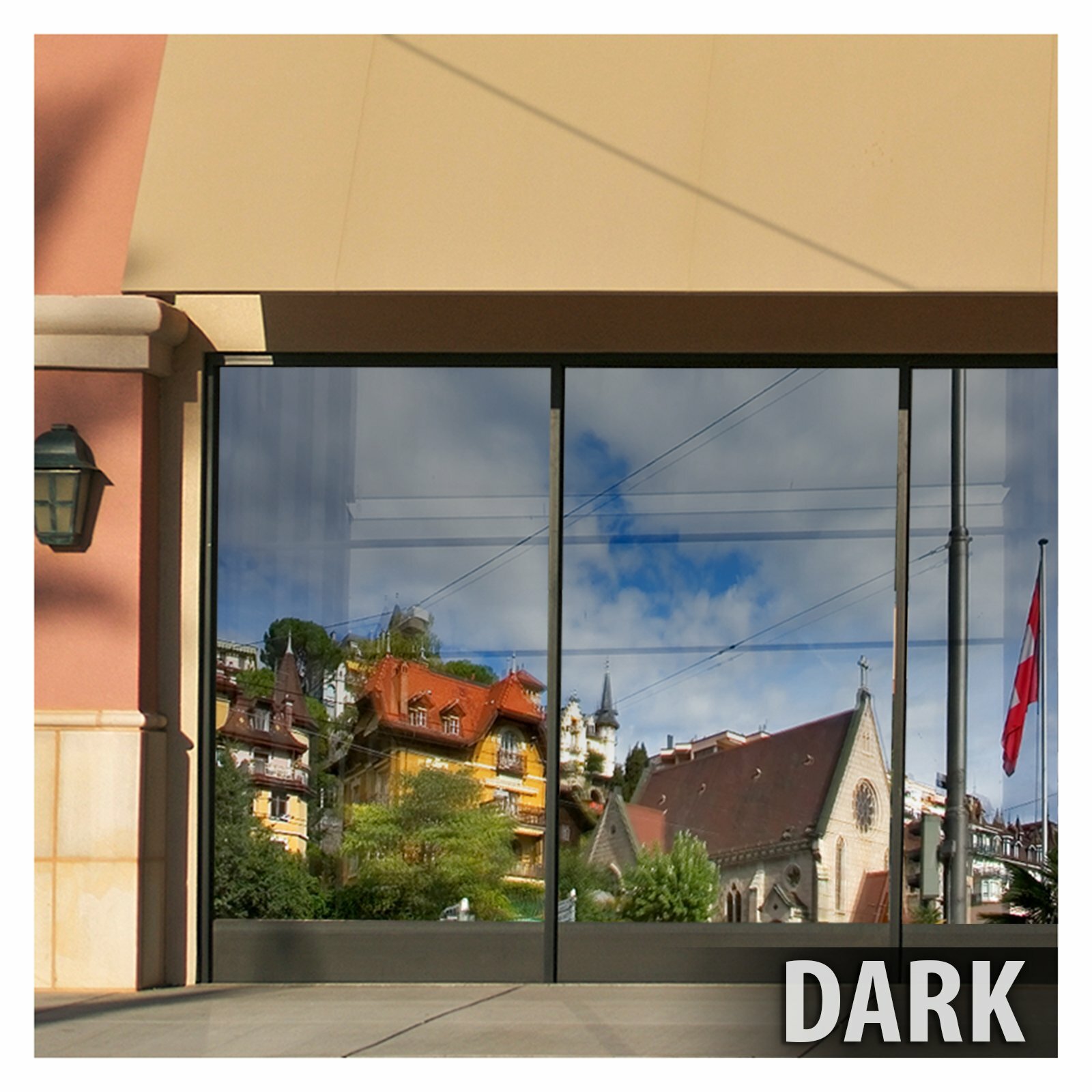 BDF S15 Window Film Daytime Privacy and Heat Control Silver 15 (Dark)