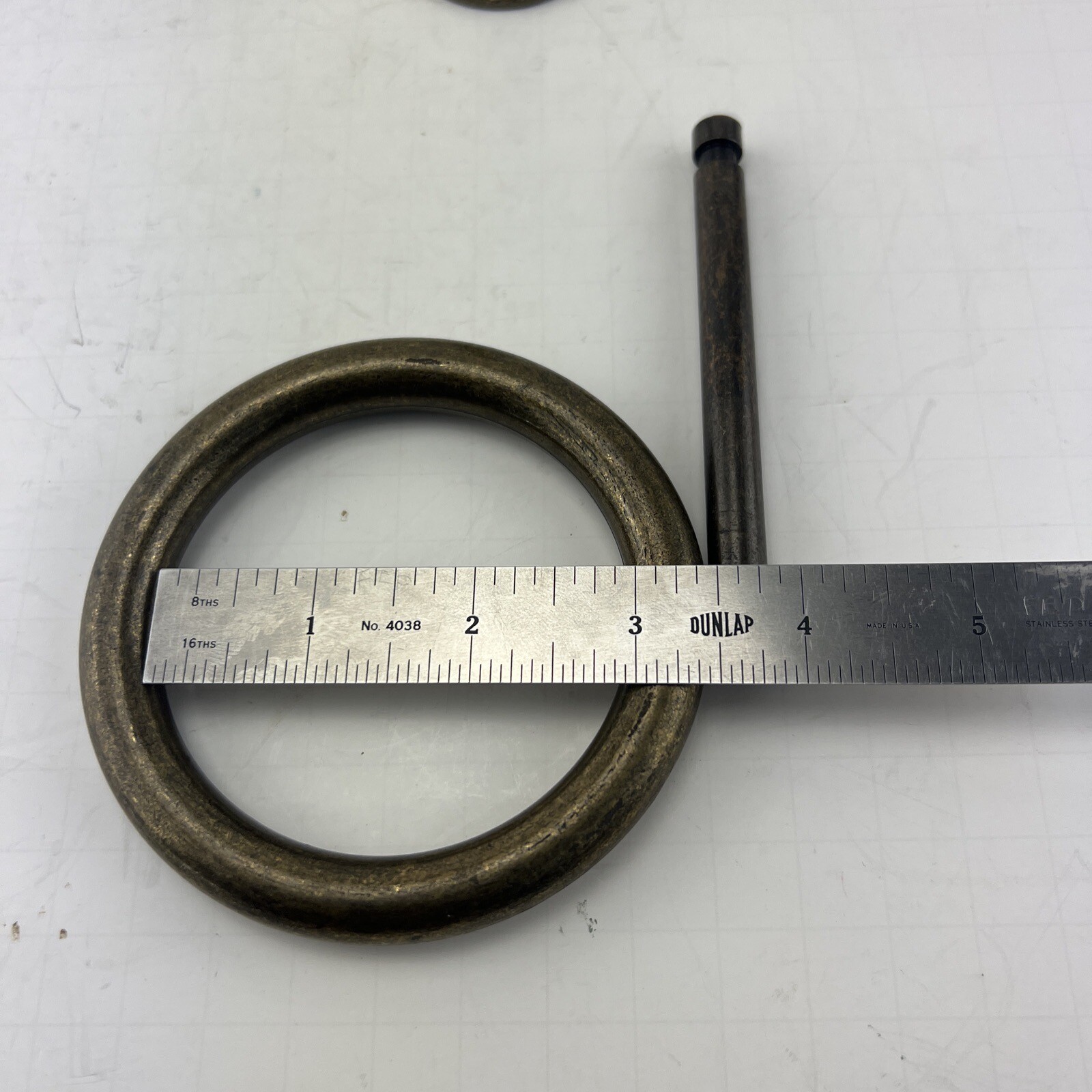 Heavy Duty Adjustable 3” Steel Ring Curtain Swag Holder Wall Or Ceiling Mount