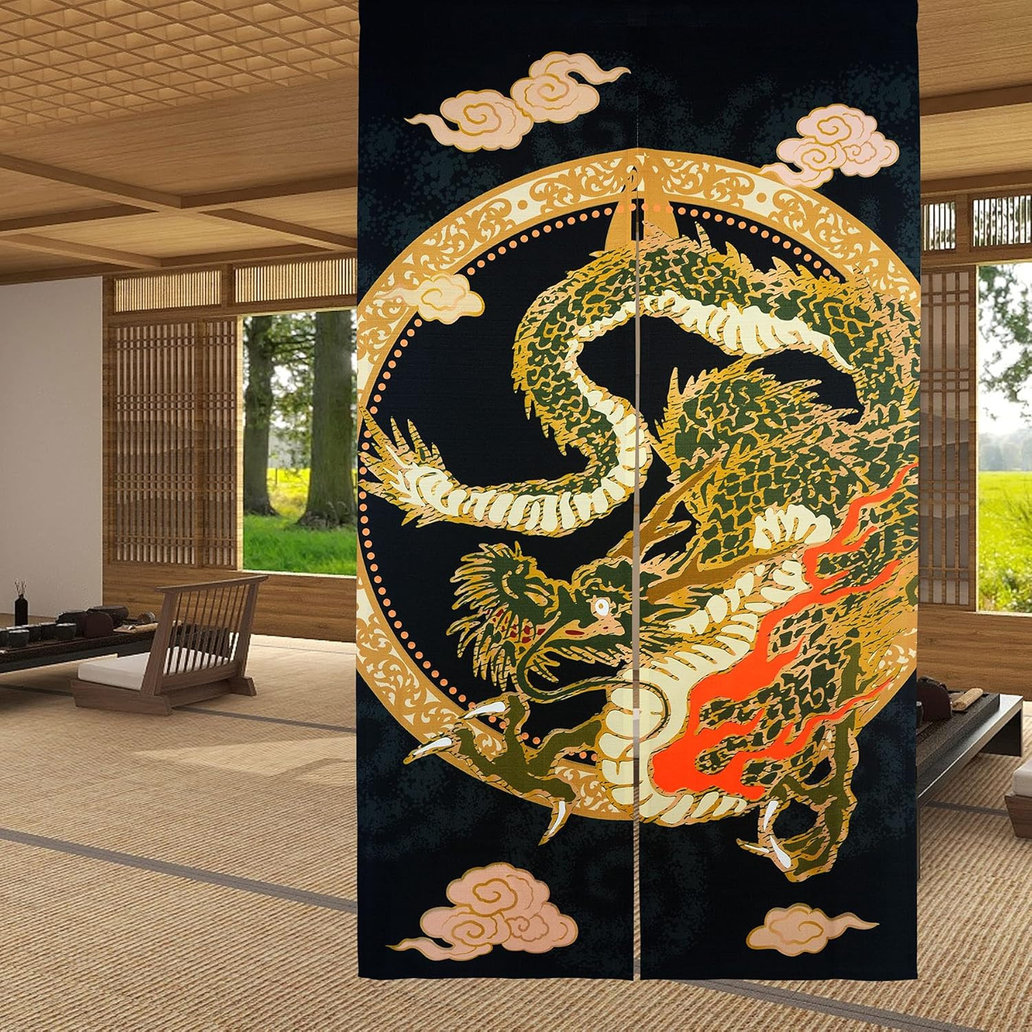 Japanese Noren Curtain Japanese Style Doorway Curtain Panel Traditional Chinese