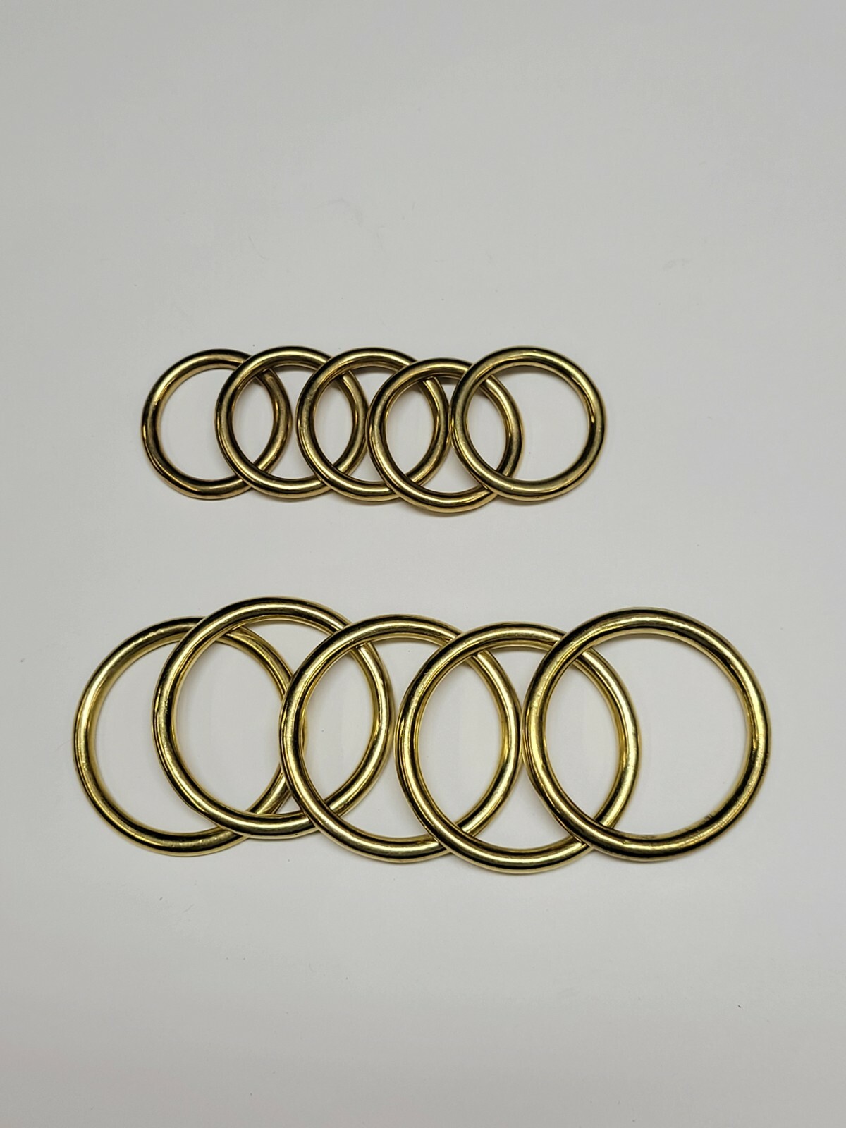 solid brass rings assorted
