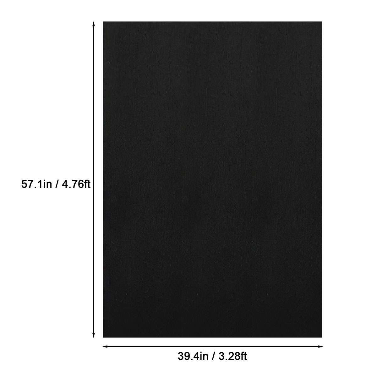 Magnetic Blackout Window Cover 100% Room Darkening Shades Black Out 57in x 40in