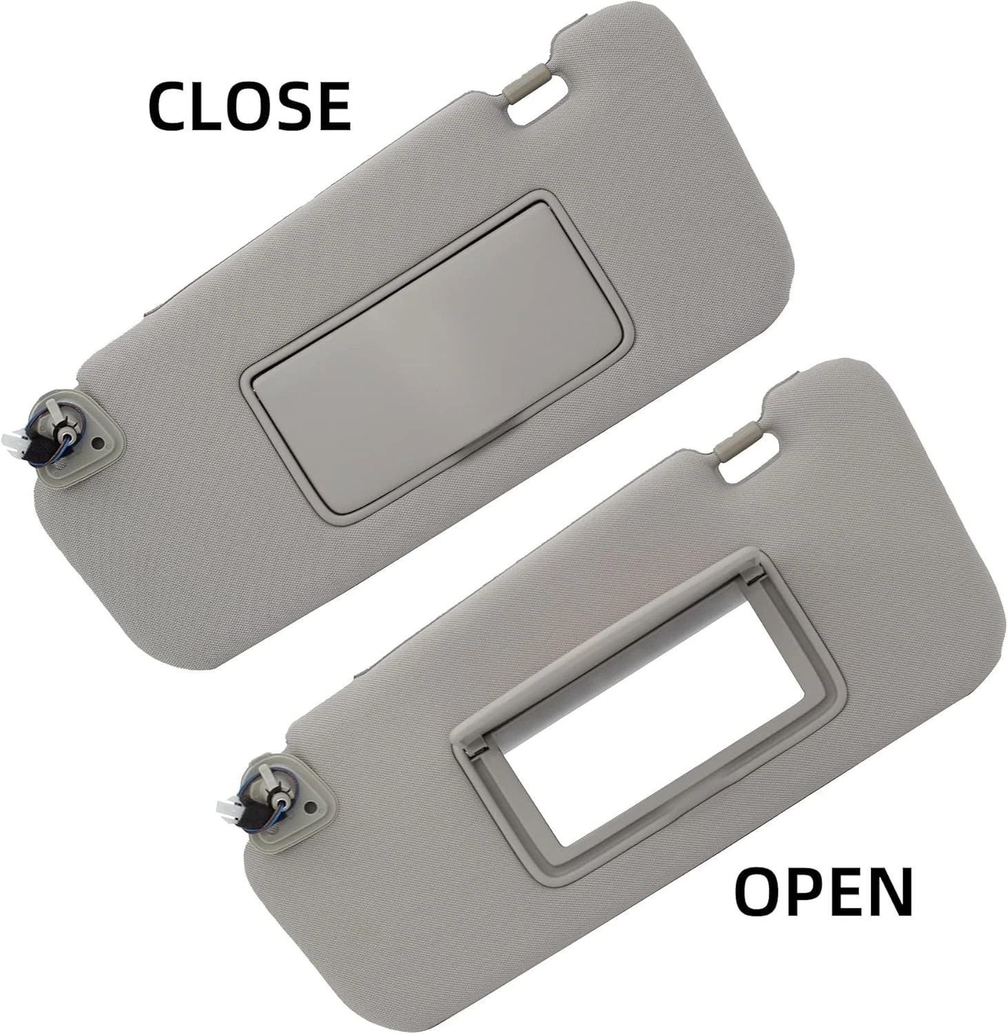 Left Driver Side Sun Visor with Light Compatible with Murano 2009 2010 2011 2012