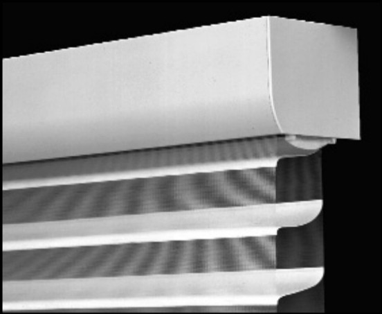 Comfortex Sheer Horizontal Window Shadings. 71-3/4″ W, 59-5/8 L. White