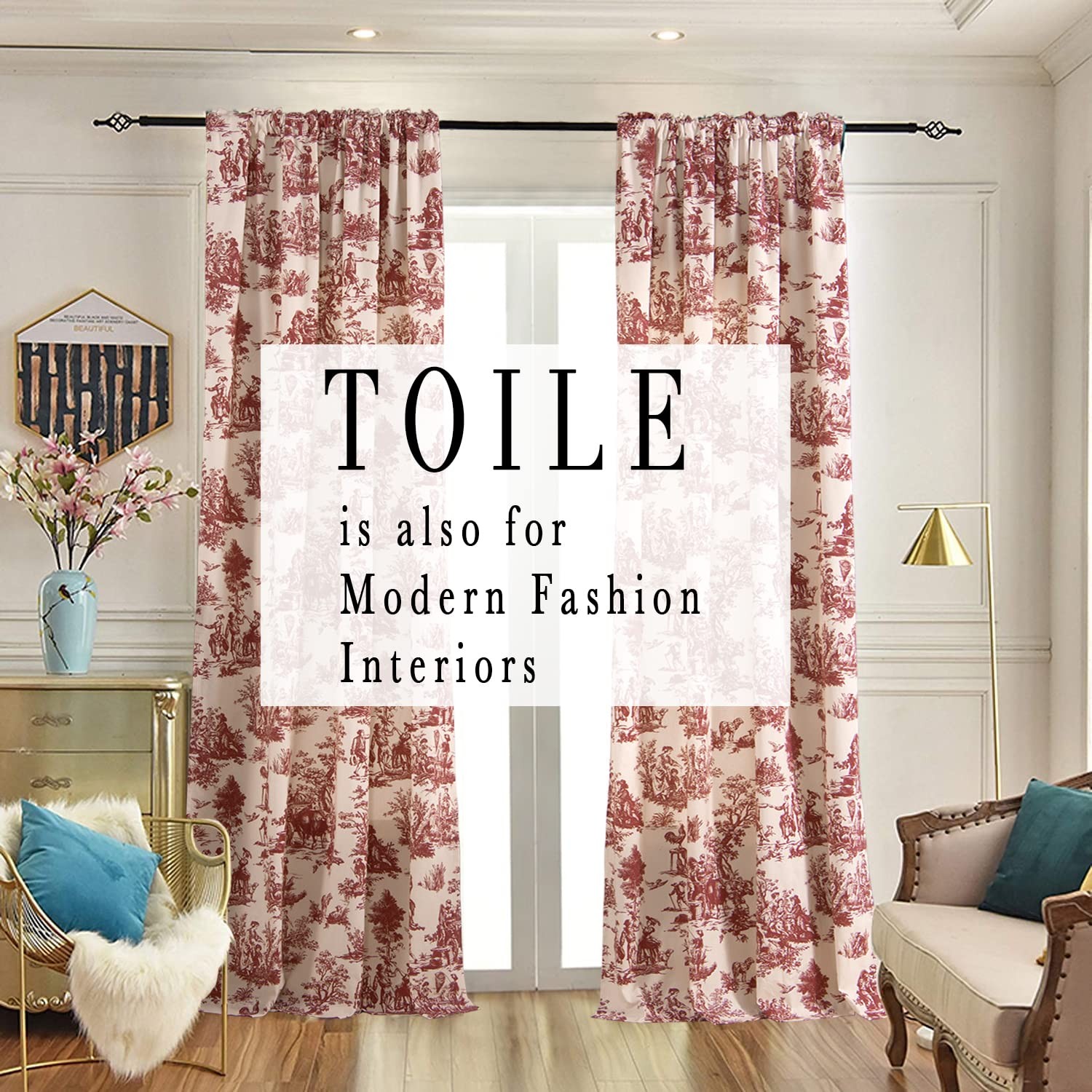 Xtmyi 108 Inch Curtains 2 Panel Set For High Ceilingextra Long Large Semi Sheer