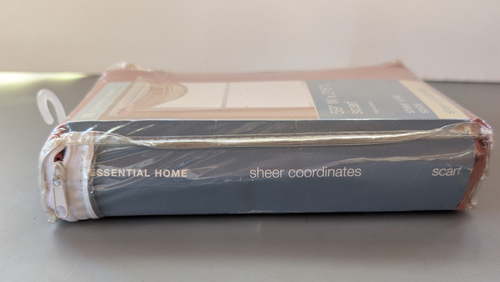 ESSENTIAL HOME VOILE SHEER SPICE COLOR WINDOW SCARF 59 x 216 New