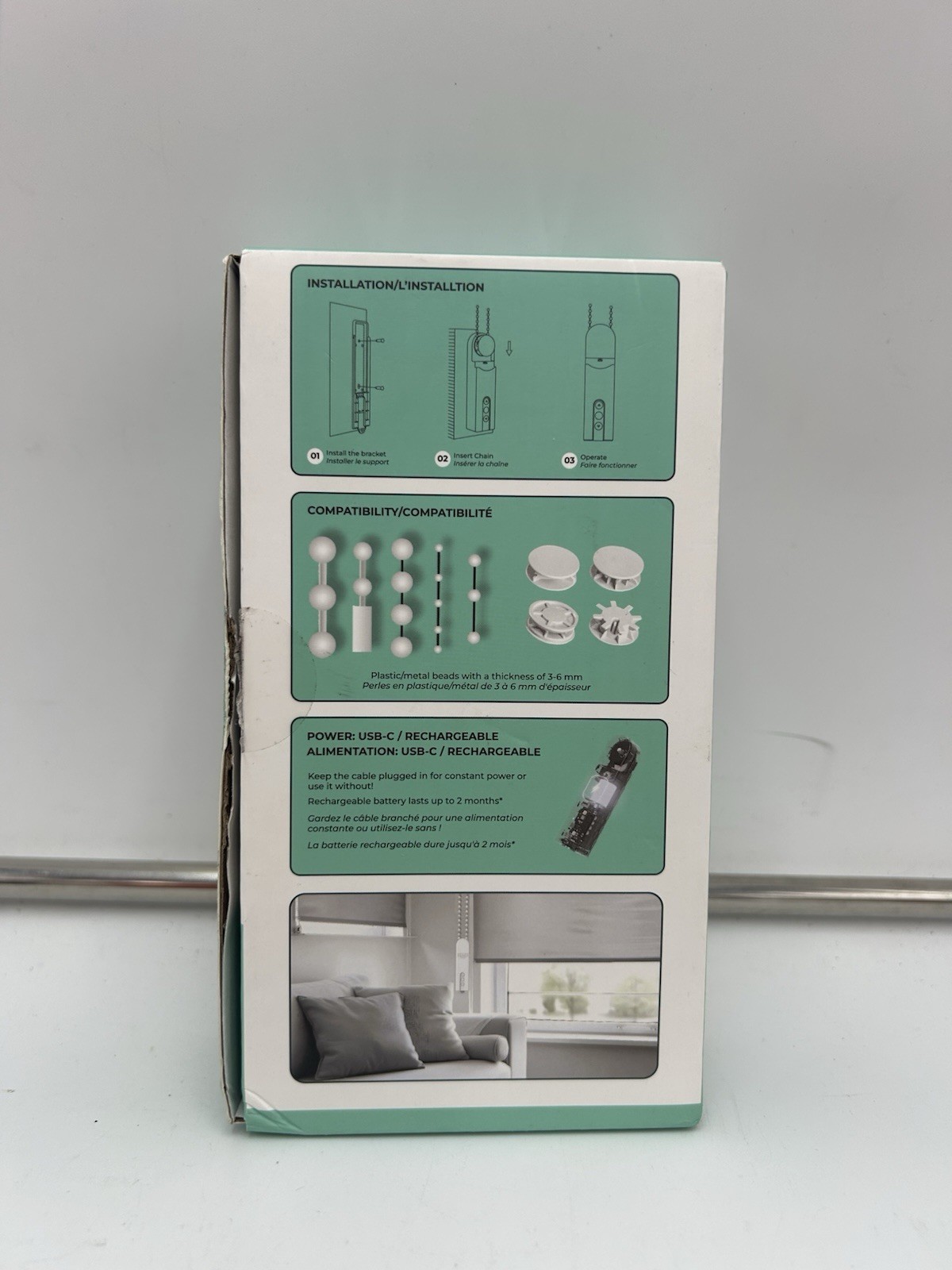 Aura Roller Smart Shade Driver | Automate Existing Blinds | Works with Beaded…