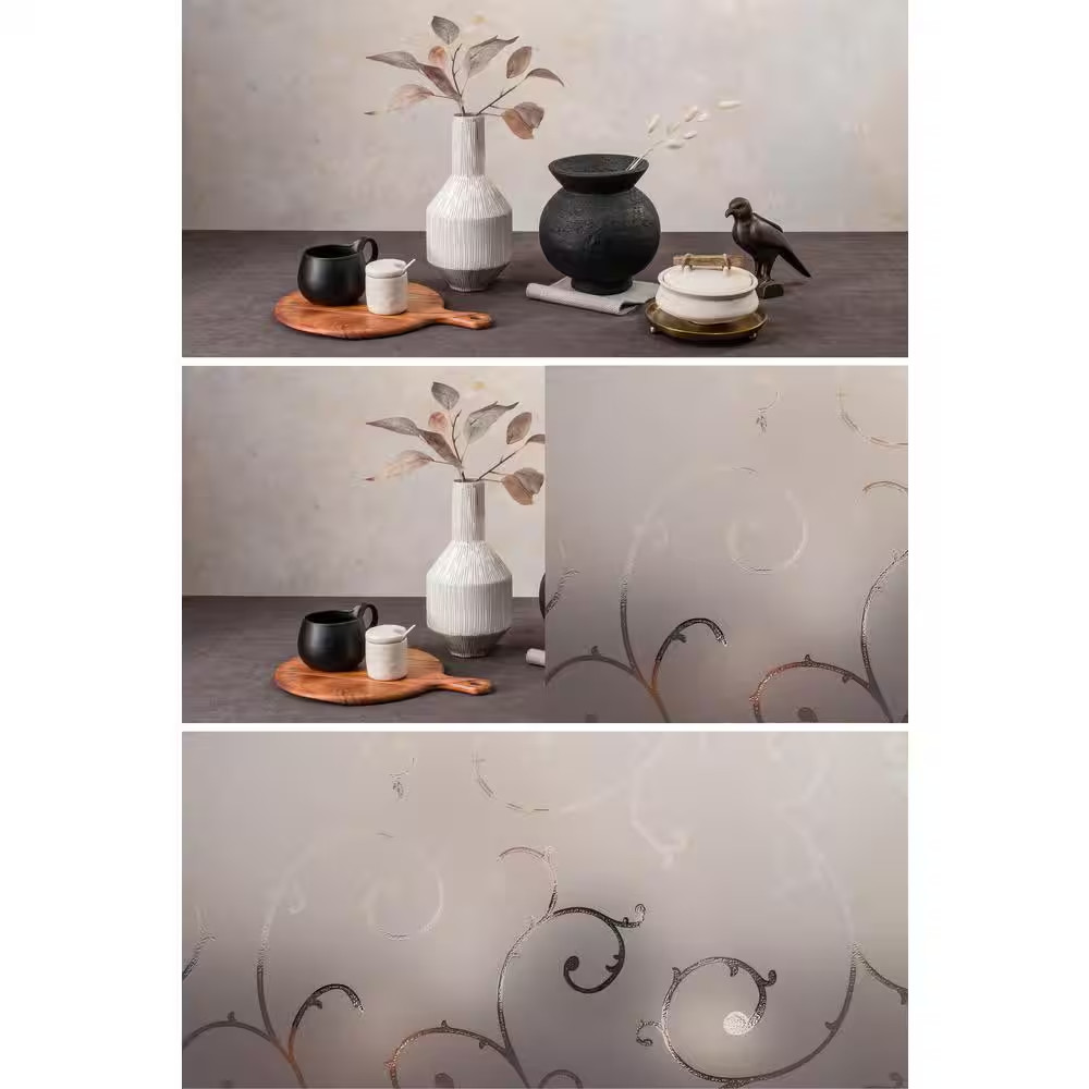 Etched Lace 24 In. X 36 In. Window Film