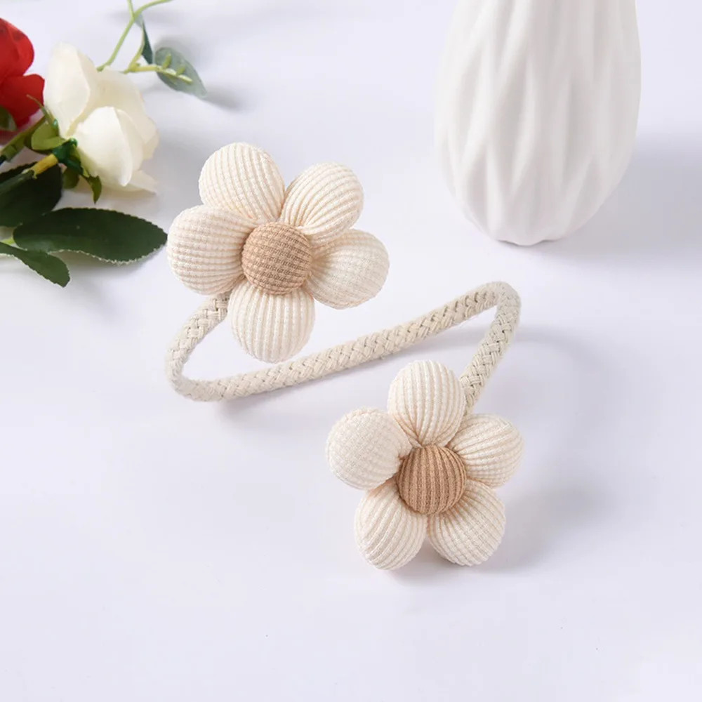 1Pcs Modern Flower Shape Curtain Tieback No Punching Twist Bough Rope Curtain Bu