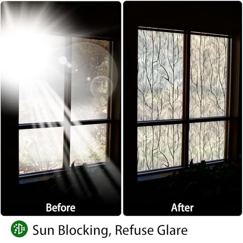 Privacy Window Film Dark Green 17.7″x78.7″ with Tools