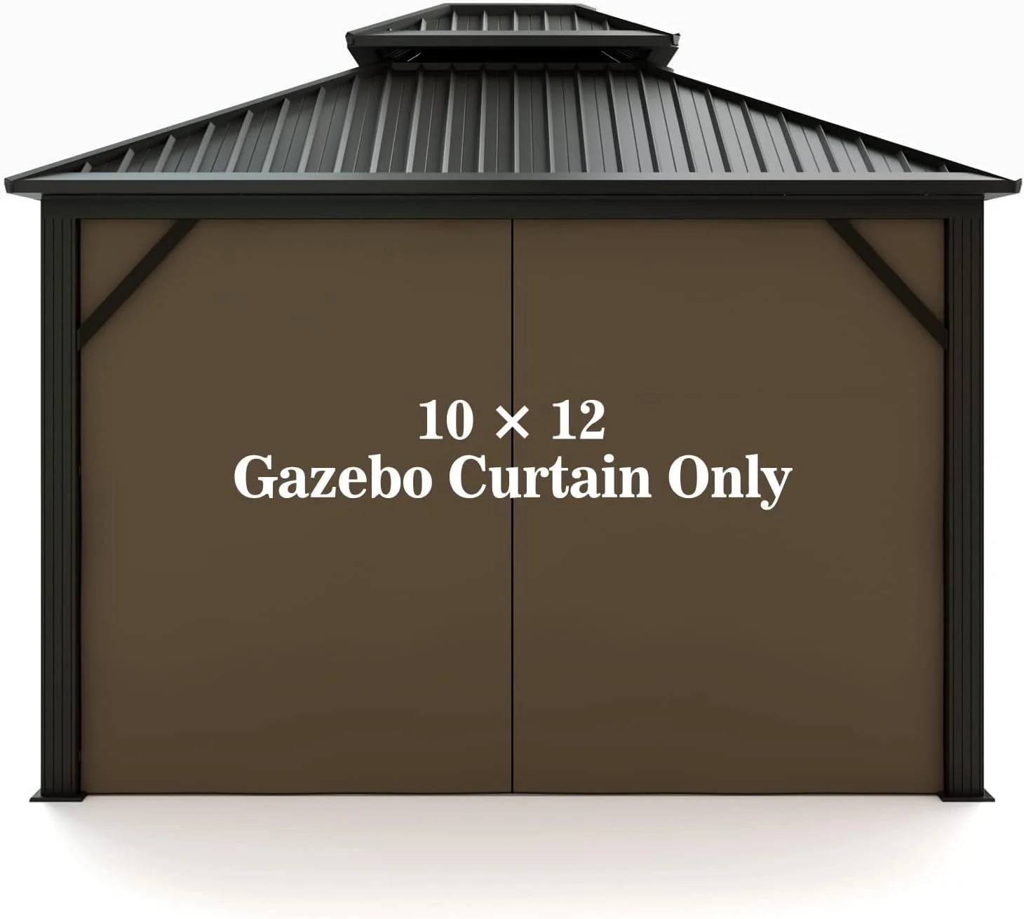 10 FT x 12 FT Gazebo Universal Replacement Privacy Curtain Side Panel Set