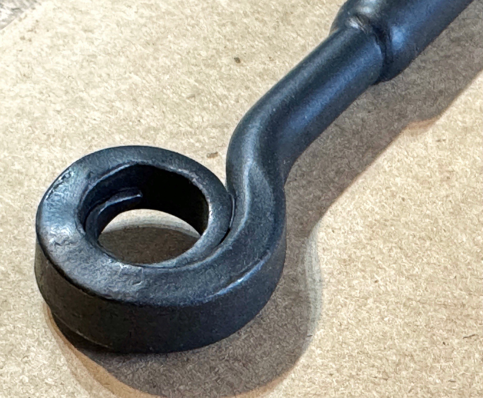 EXTRA LARGE IRON SCROLL CURTAIN ROD – Adjustable 64″-110″ Amish Handcrafted USA
