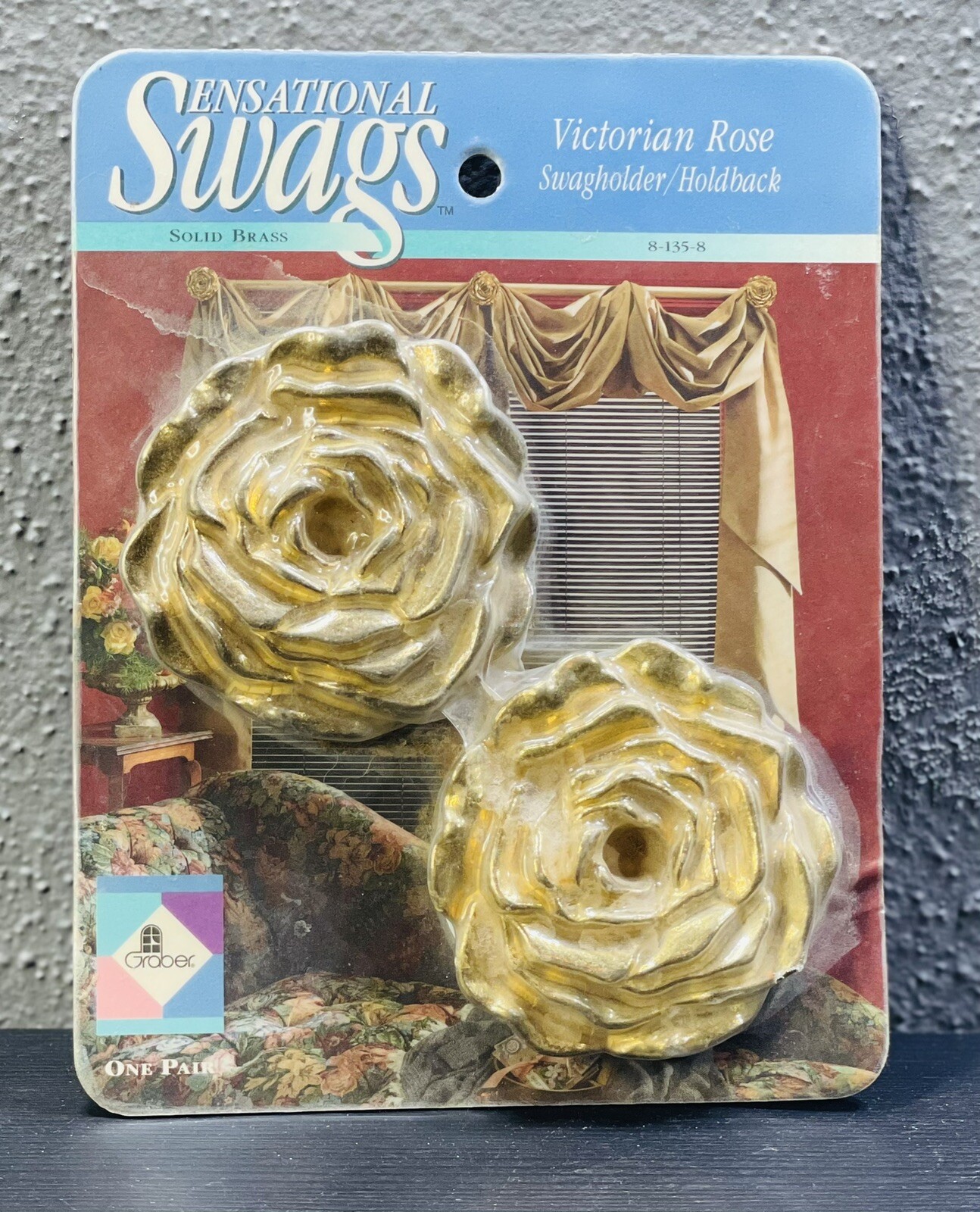 Sensational Swag – Victorian Rose – Open Box (See Desc.)