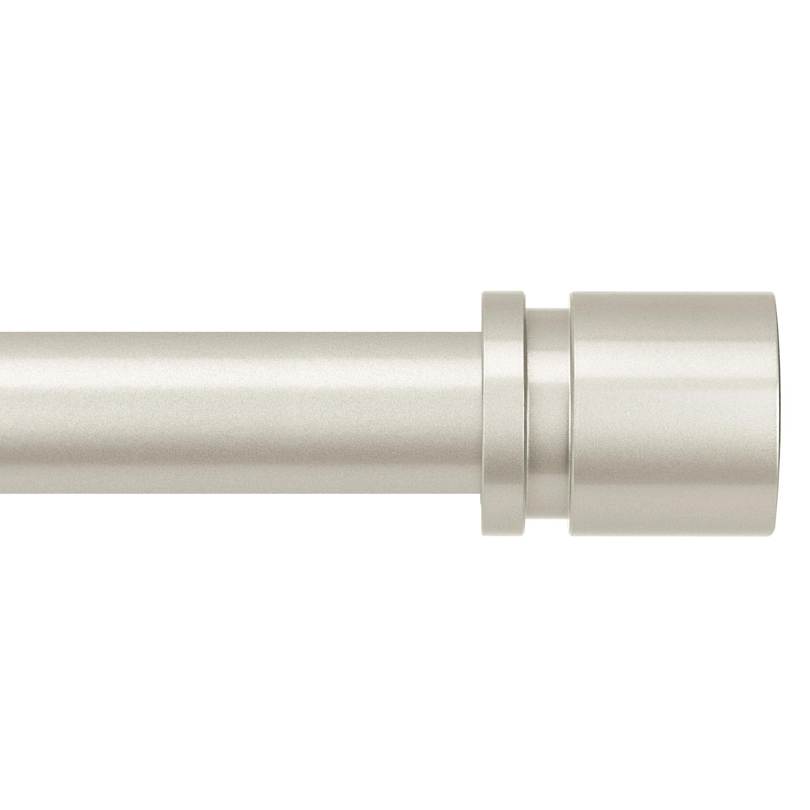 Byondeth Curtain Rods for Windows 16 to 120 16″ 120″, Brushed Nickel