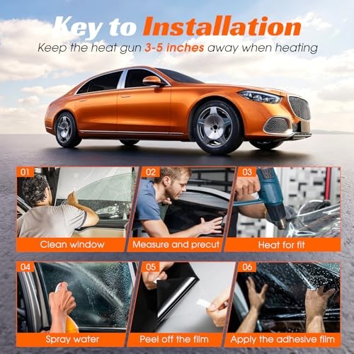 20″ x 20′ Ceramic Window Tint Car – 35 Percent VLT – 20in x 20ft