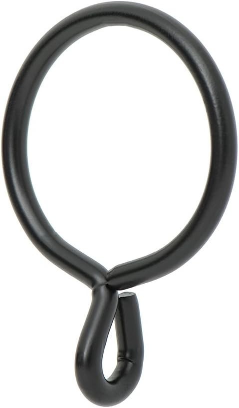 Ivilon Drapery Eyelet Curtain Rings 1.7″ Ring for Curtain Hook Pins Set of 14