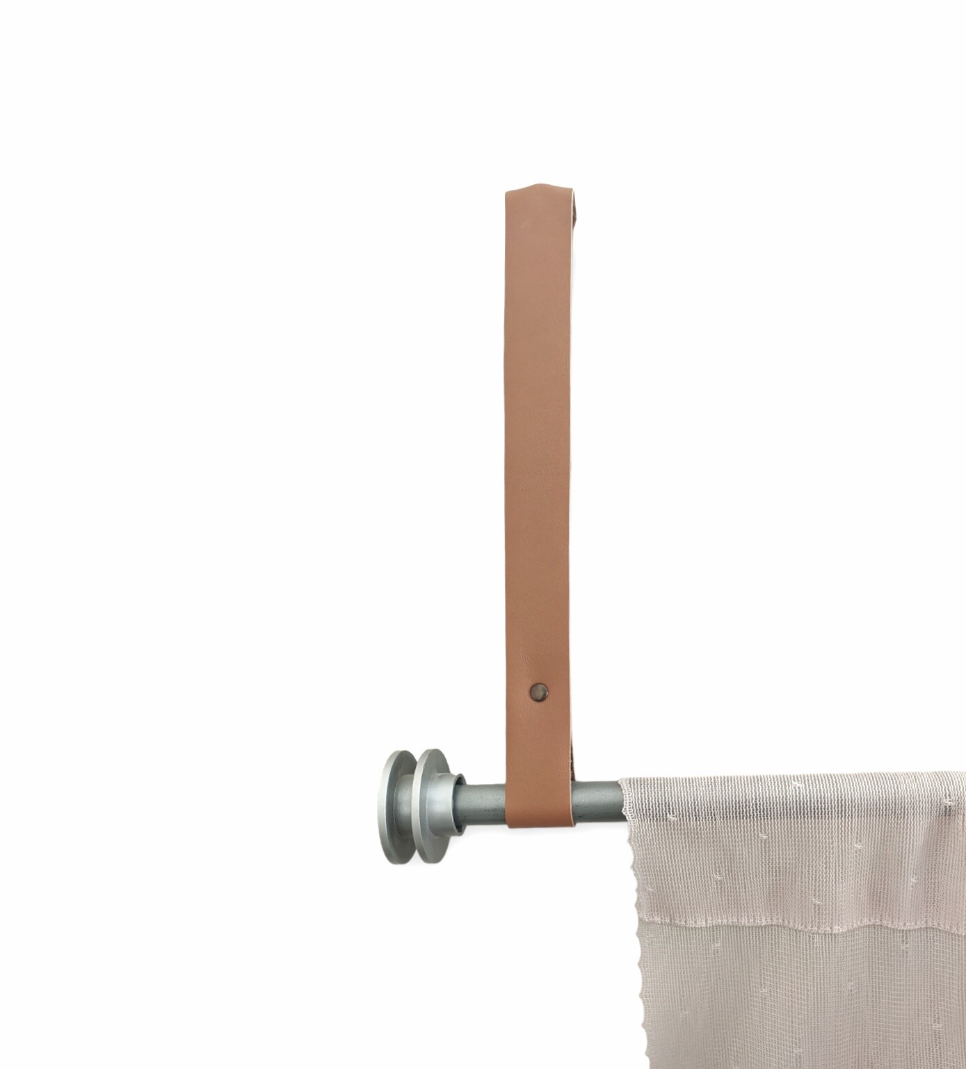 50cm Leather Ceiling Straps, Clothing Rack Rod Holder,Ceiling Curtain Rod Holder