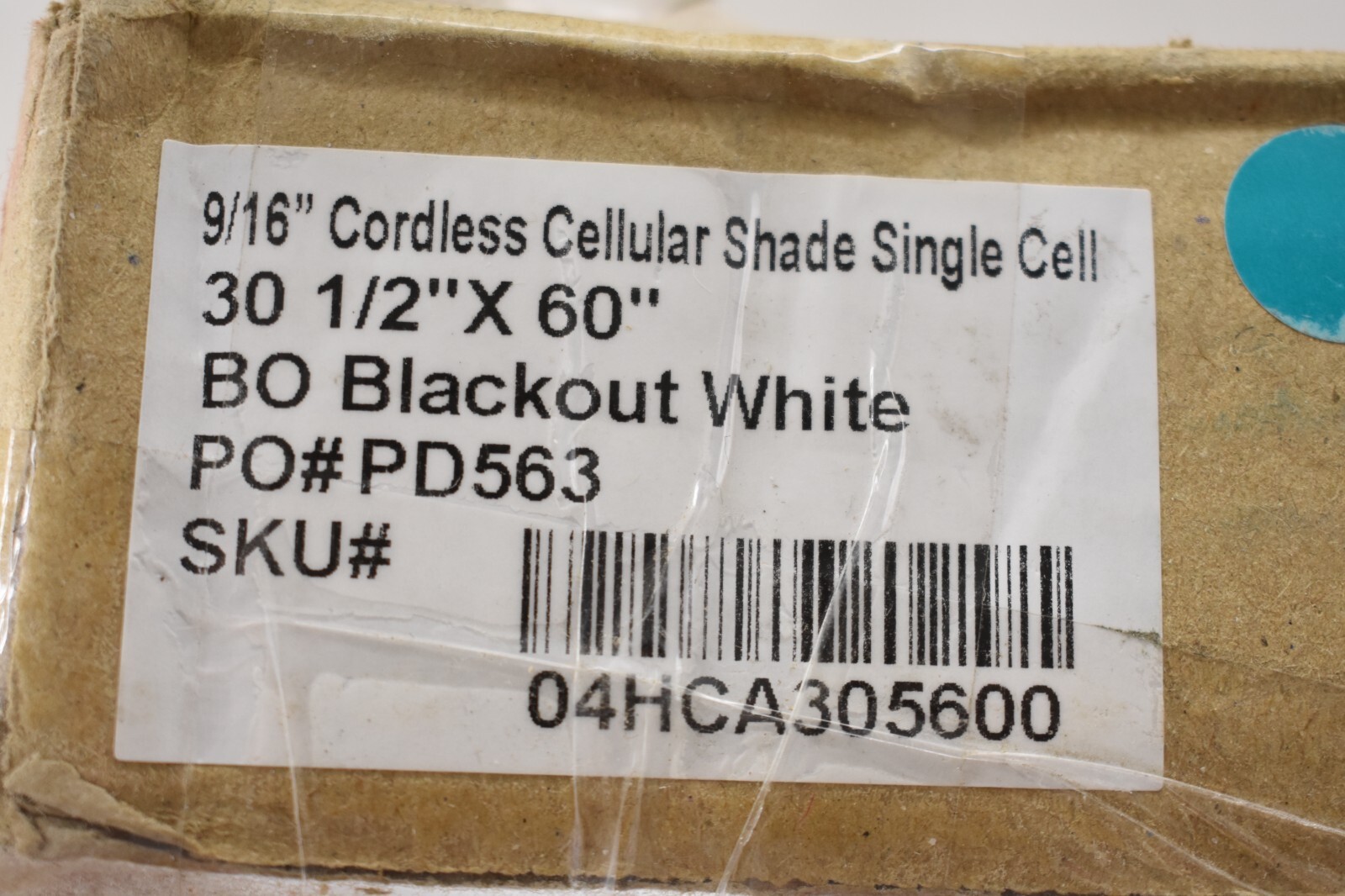 Arlo Blinds Cordless Honeycomb Cellular Shade White Blackout 28-1/2″ x 60″