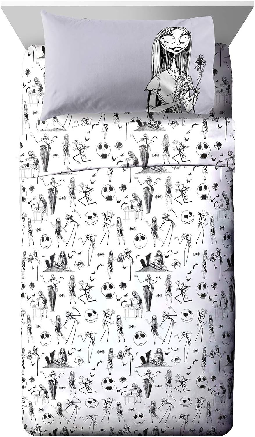 Jay Franco Disney Nightmare Before Full, White – Christmas
