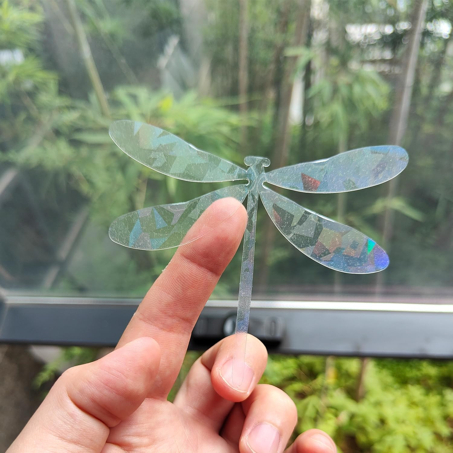 Holographic Window Decals for Bird Strikes – Glass Reminder Anti-Collision Self-